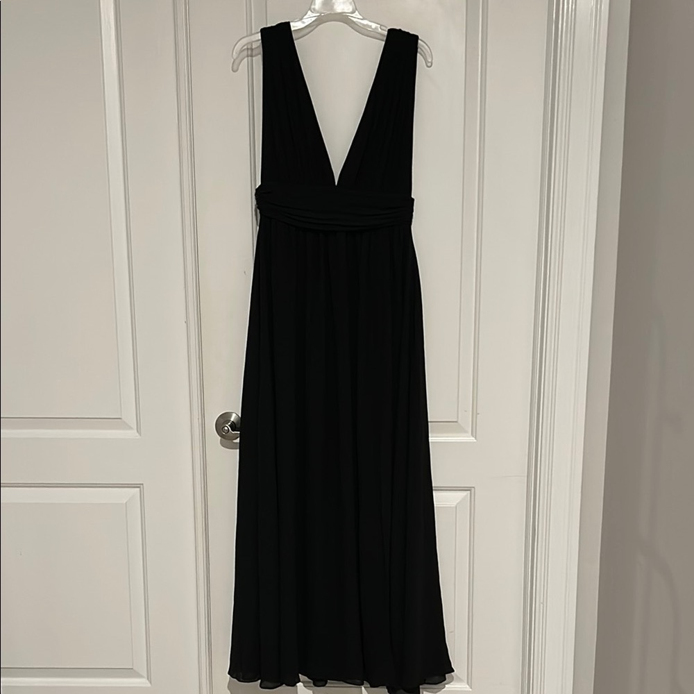 Lulus Heavenly Hues Black Maxi Dress Size XS